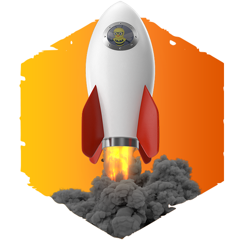 Buzzy Rocket Honeycomb Icon